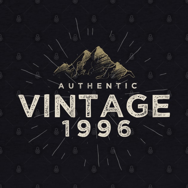 Authentic Vintage 1996 Birthday Design by DanielLiamGill